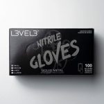 Guantes de Nitrilo Profesionales Level 3 - Paquete de 100 (Silver Metal - Gris) - Imagen 2