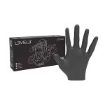 Guantes de Nitrilo Profesionales Level 3 - Paquete de 100 (Black - Negro)
