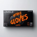 Guantes de Nitrilo Profesionales Level 3 - Paquete de 100 (Orange - Naranja) - Imagen 4