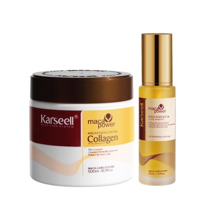 Karseell Collagen Hair Treatment Mask con Aceite de Argán para Hidratación y Reparación Intensa | 16.9 oz 500ml