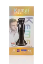 Maquina Kemei 2296 CortaPelo Inalambrica Con Base De Carga - Imagen 3