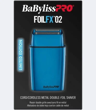 Shaver BaBylissPRO FOILFX02 Blue afeitadora profesional