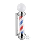 Poste Barbero Peluqueria Barberia Luz Giratorio Colores Clasicos 88cm…