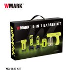 Tripack WMARK NG-8637KIT 5 en 1 – Clipper, Trimmer, Shaver, Turbo Fan y Spray - Imagen 6