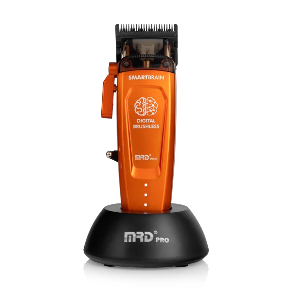 Clipper MRD naranja para barbería profesional
