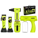 Kit WMARK NG-8637KIT 5 en 1 con clipper trimmer shaver turbo fan y spray
